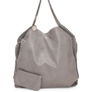 Stella McCartney Large Grey Falabella Tote Bag